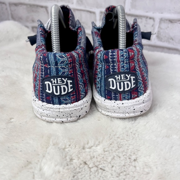 •|•HEY DUDE•| Comfort Cool Slip On Shoes Ladies Size 10 Men's Size 8 - Picture 4 of 12